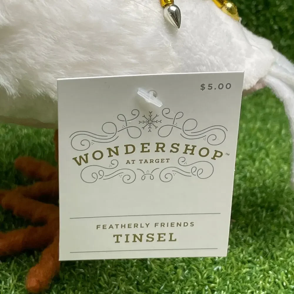 Target Wondershop Featherly Friends Tinsel Christmas Bird Figurine